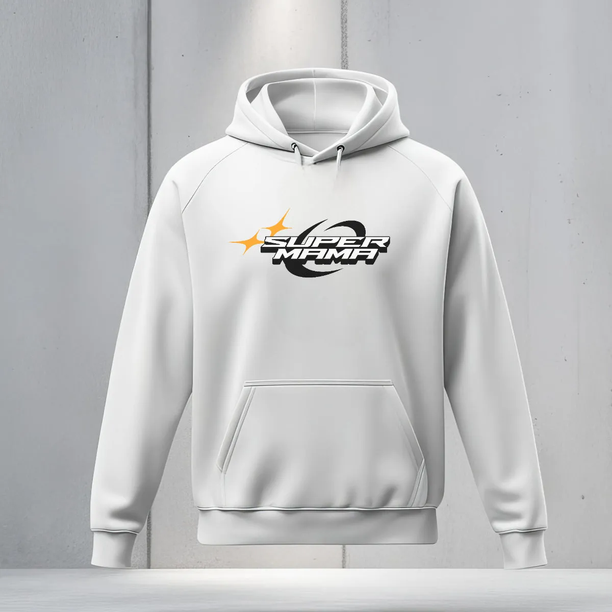 Super Mama Hoodie | Y2K Themed Graphic Hoodie for Moms