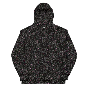Swirls and Hearts Hoodie (Adult XS-3XL)