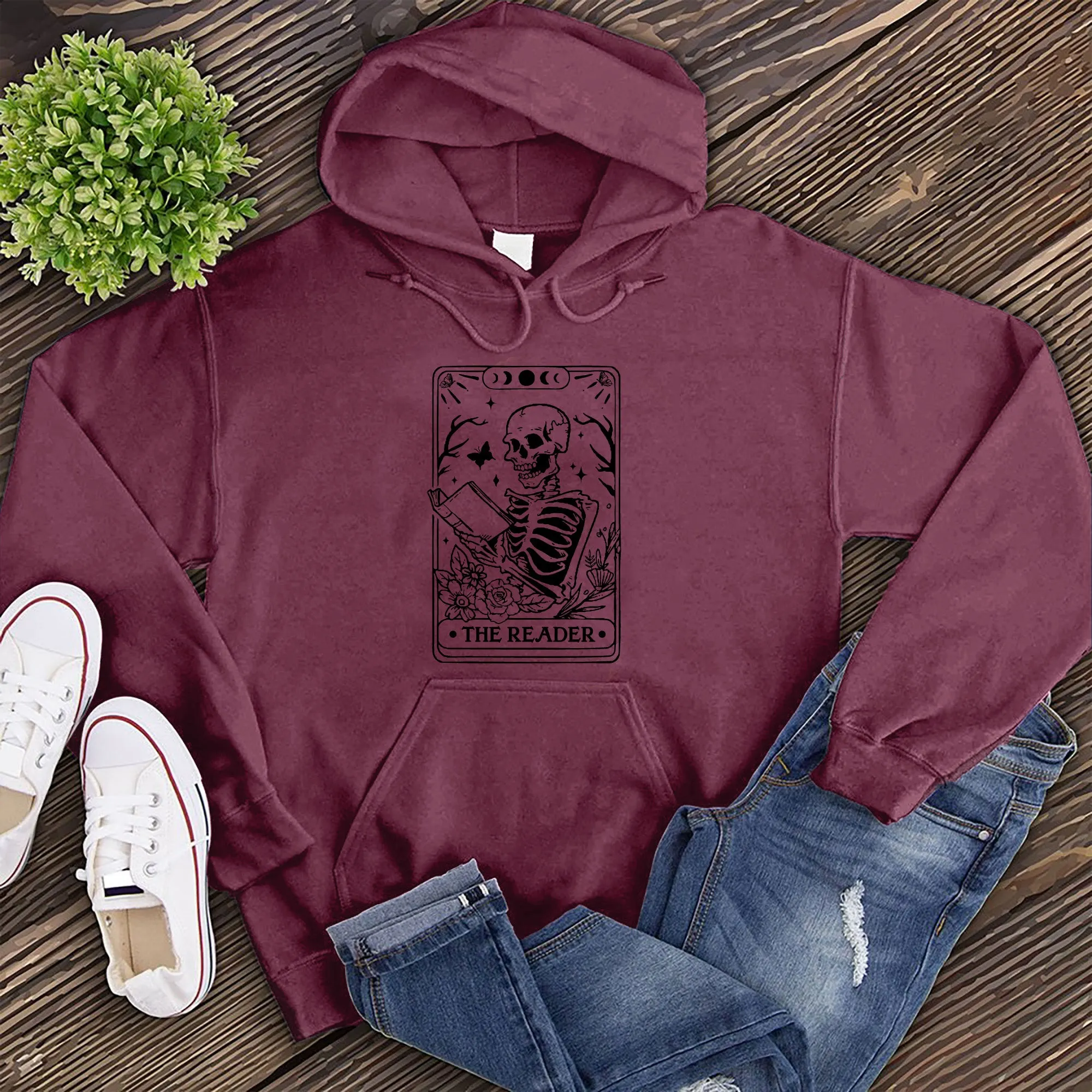 The Reader Tarot Card Hoodie