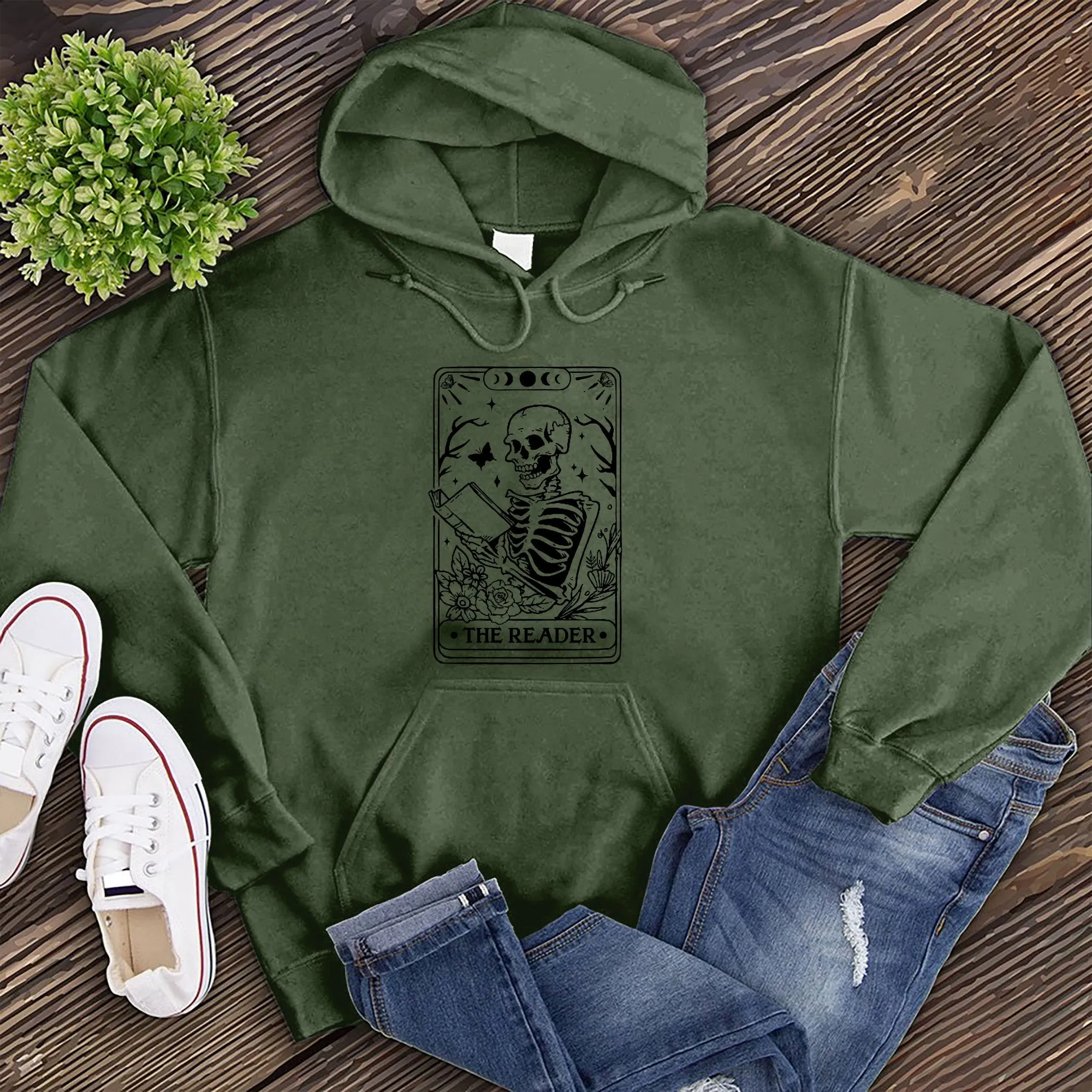 The Reader Tarot Card Hoodie
