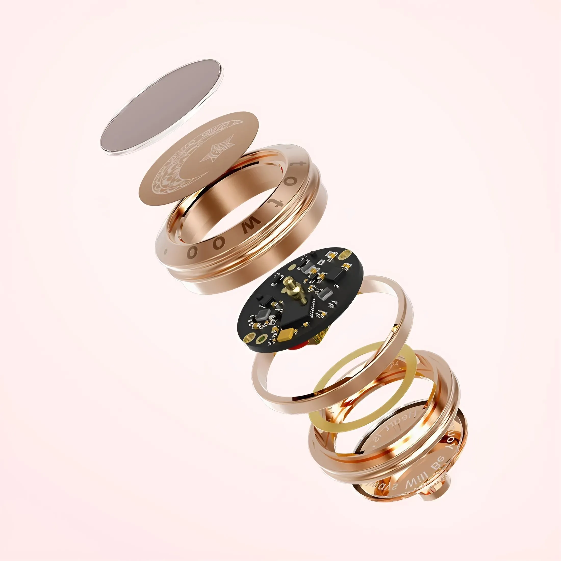 Touch Light Up & Vibrate Long Distance Love Bracelets For Couples Long Distance Relationship Gifts Smart Sun & Moon Love Bracelets