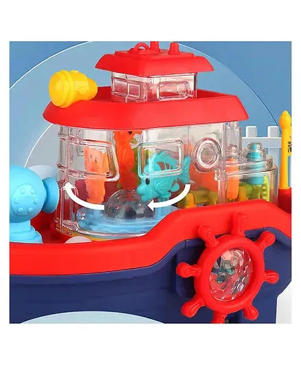 Transparent Water Cannon Boat With Light & Music