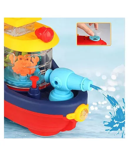 Transparent Water Cannon Boat With Light & Music