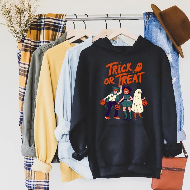 Trick Or Treat Vintage Halloween Hoodie