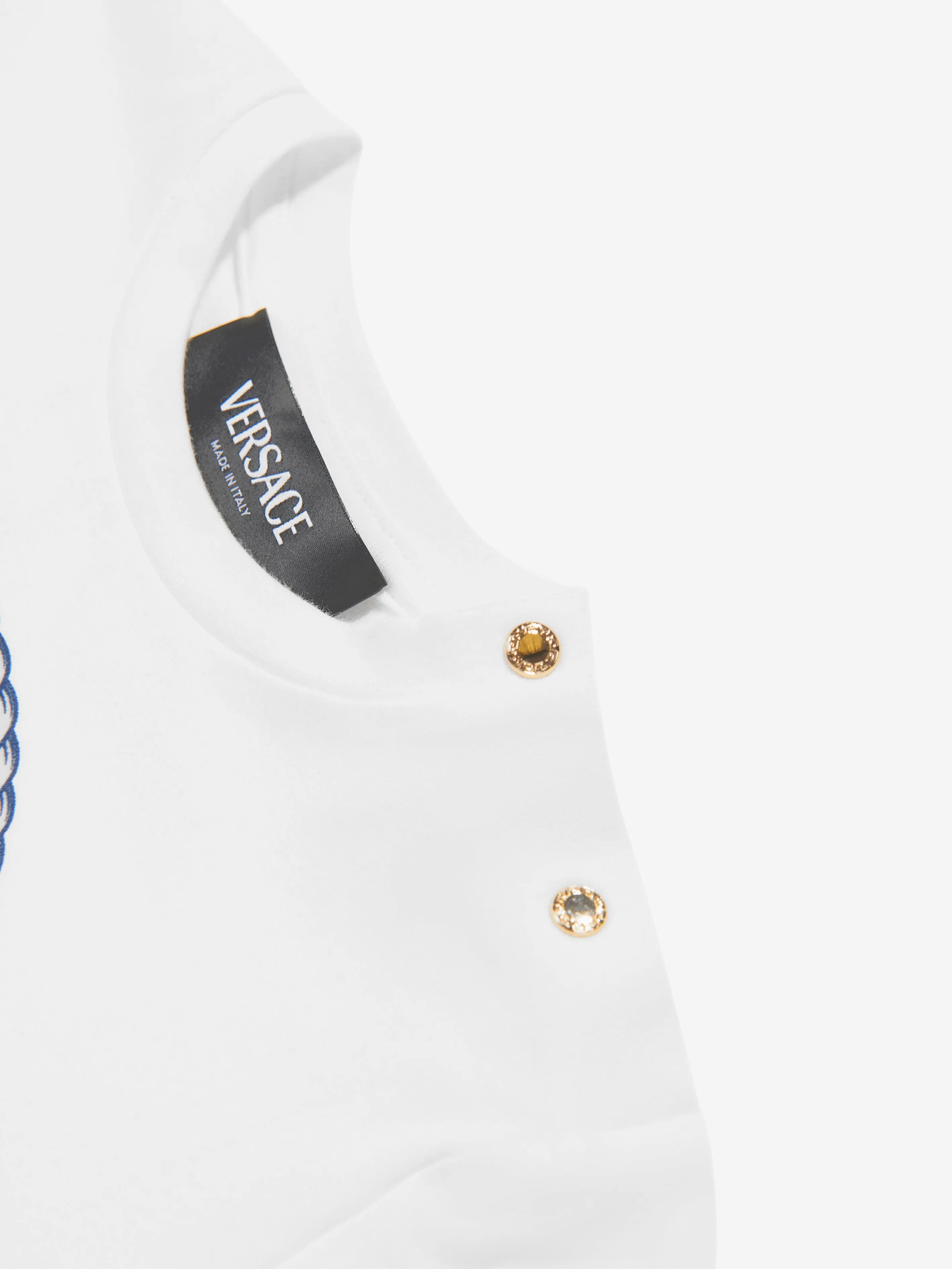 Versace Baby Boys Nautical Medusa T-Shirt in White