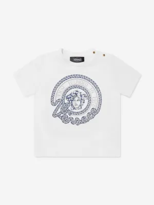 Versace Baby Boys Nautical Medusa T-Shirt in White