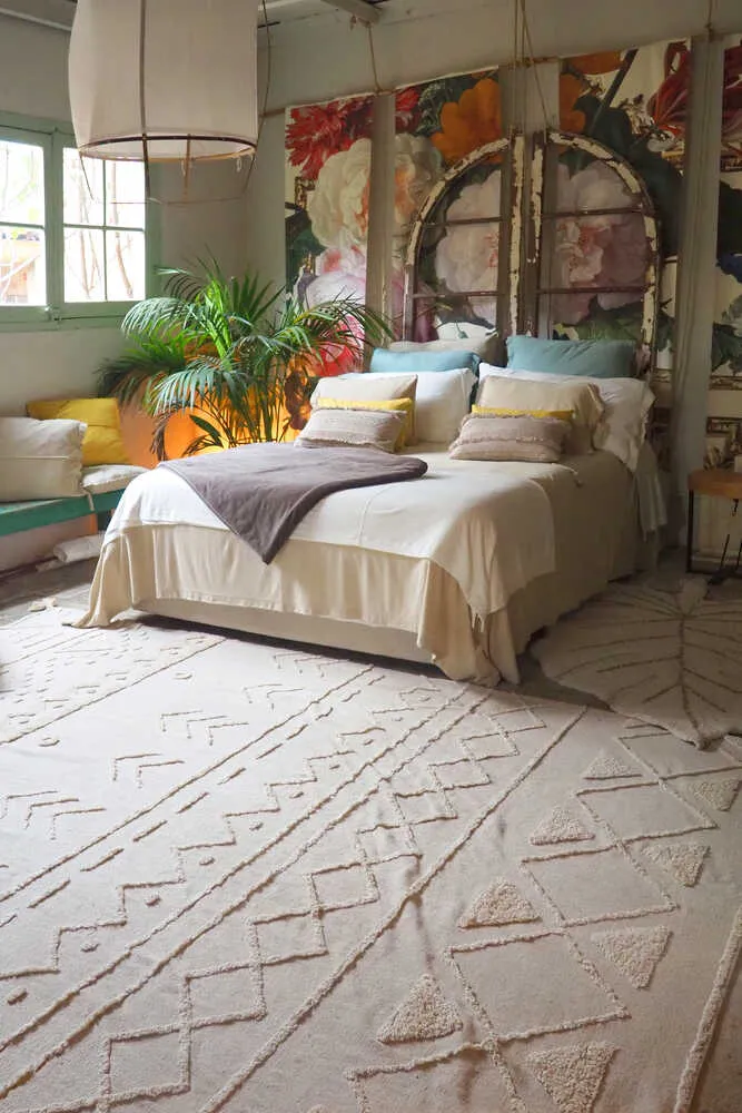 WASHABLE AREA RUG TRIBU NATURAL