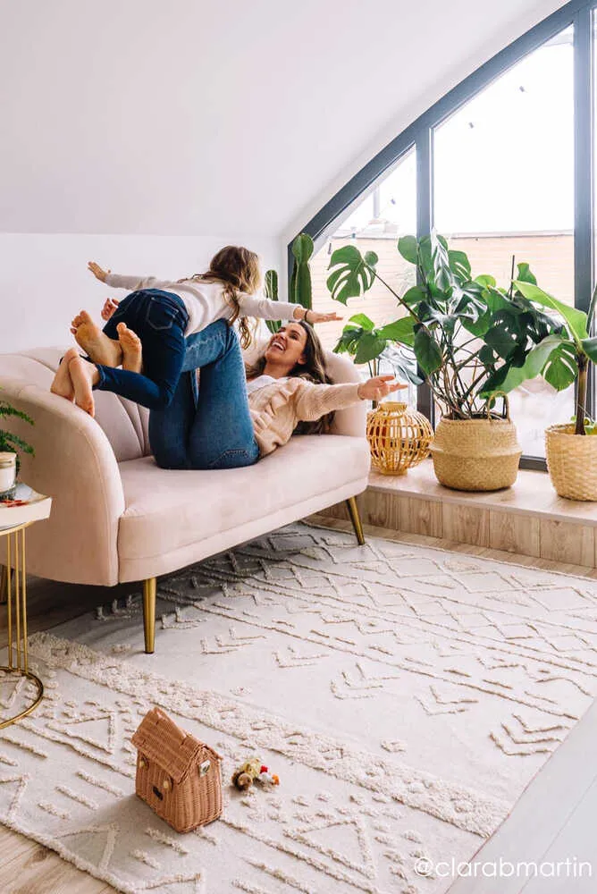 WASHABLE AREA RUG TRIBU NATURAL