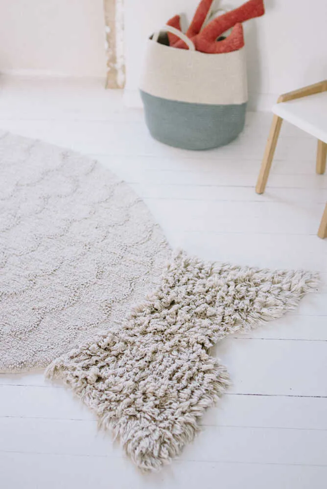 WASHABLE COTTON RUG BIG FISH