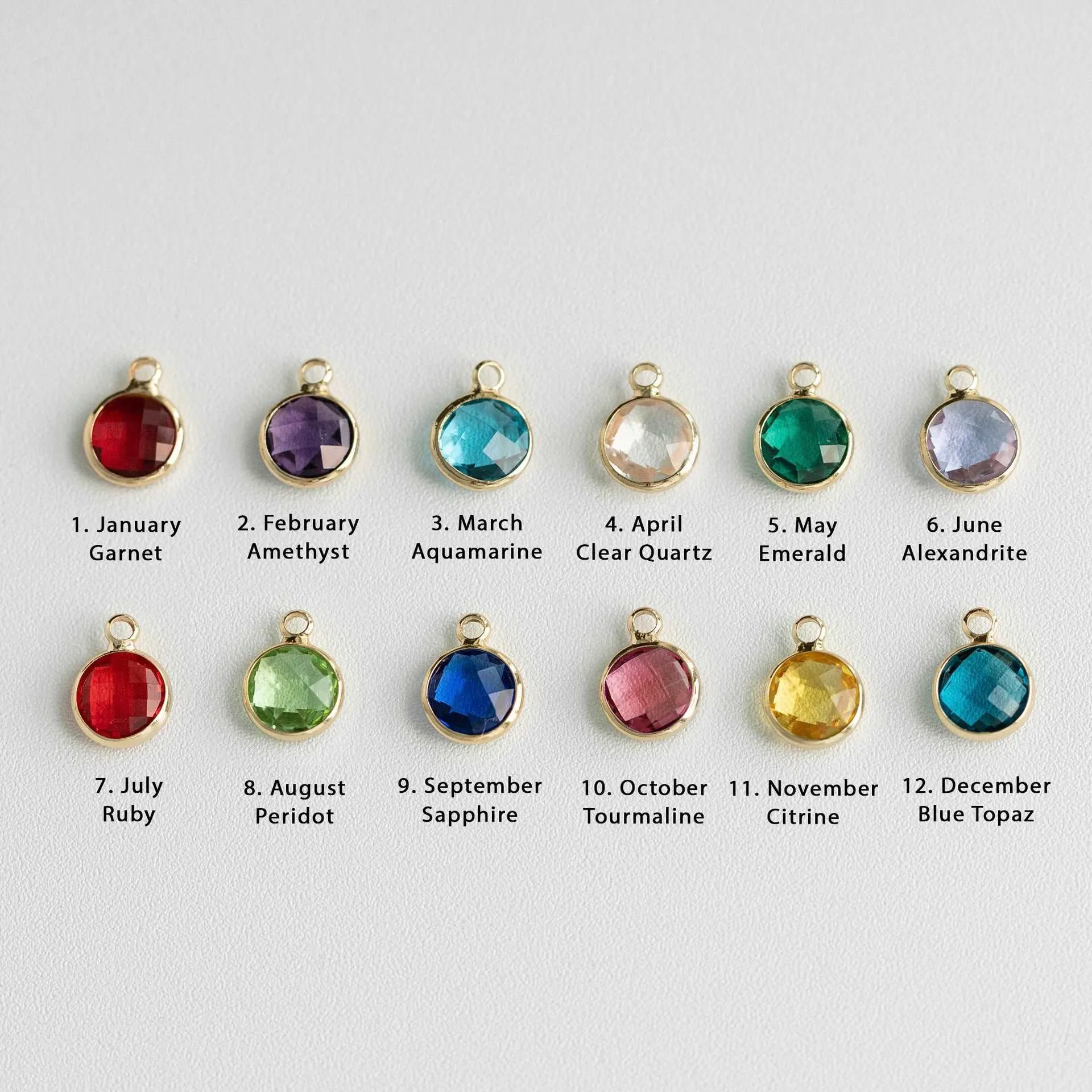 Women's Personalized Name Birthday Stone Necklace