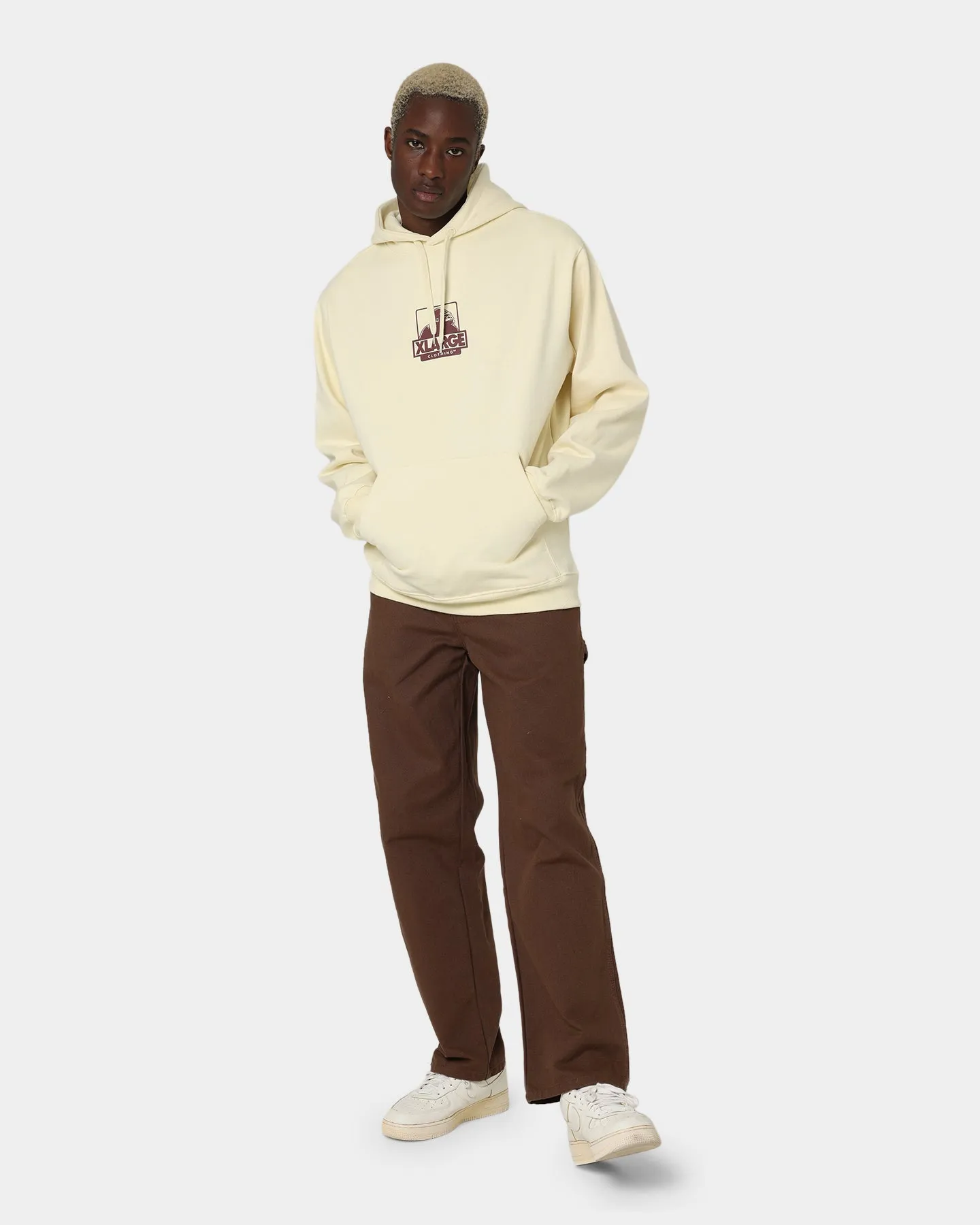 X-Large 91 Hoodie Cream/Rust